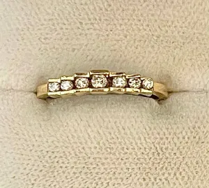 Beautiful SYG Diamond Band Ring - $3.5K Appraisal Value w/CoA!