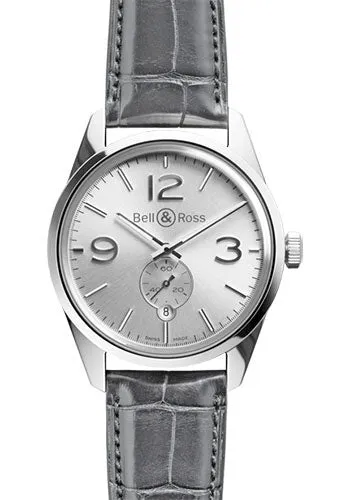 Bell & Ross Automatic 41mm Model BR 123 Officer Silver