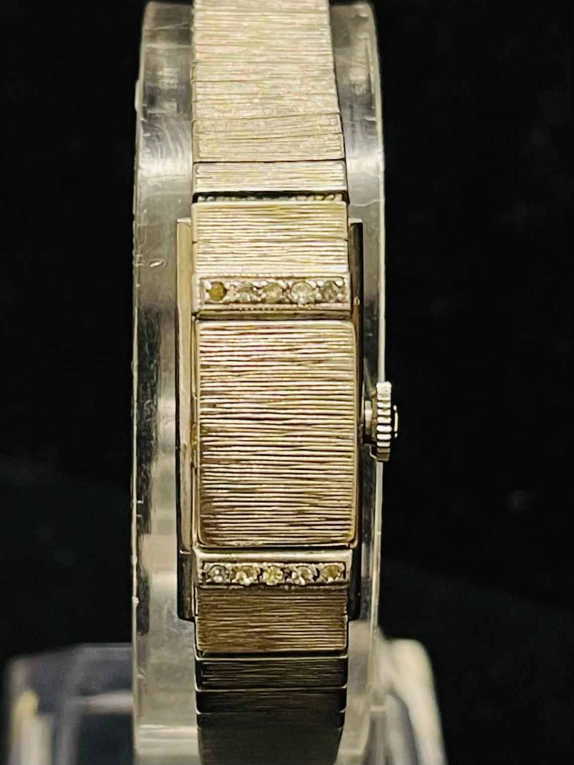 BELVIL 1940'S VINTAGE RARE LIKE NEW STAINLESS STEEL LADIES WATCH-$4K APR w/ COA!