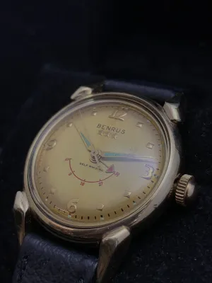 BENRUS 3 Star Limited Edition For US President Eisenhower 1955 Men's Automatic Watch - $10K Appraisal Value! ✓