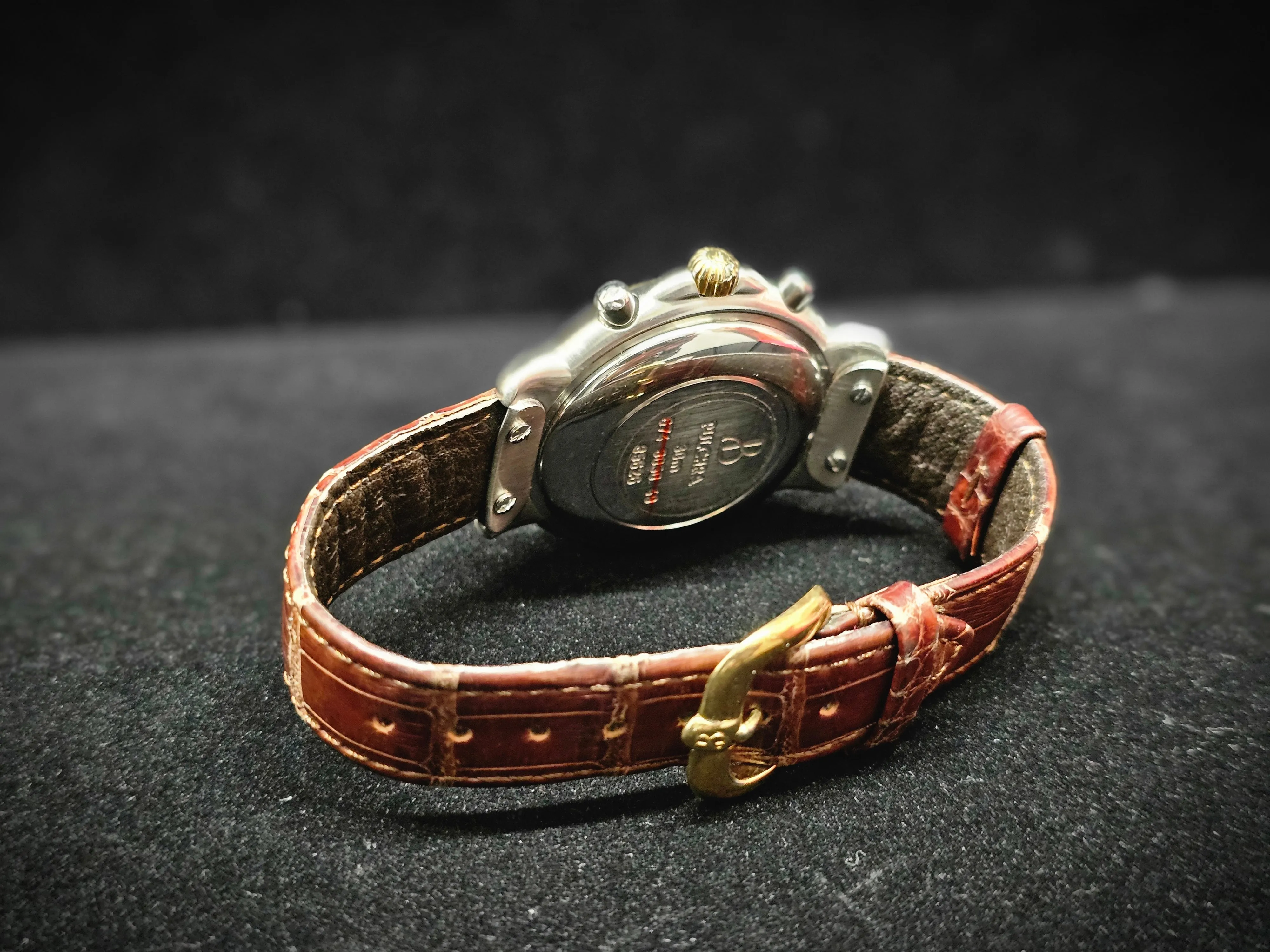 BERTOLUCCI 18k YG SS Automatic Jumbo Sized Day-Date Men's Watch- $15K APR w/ COA