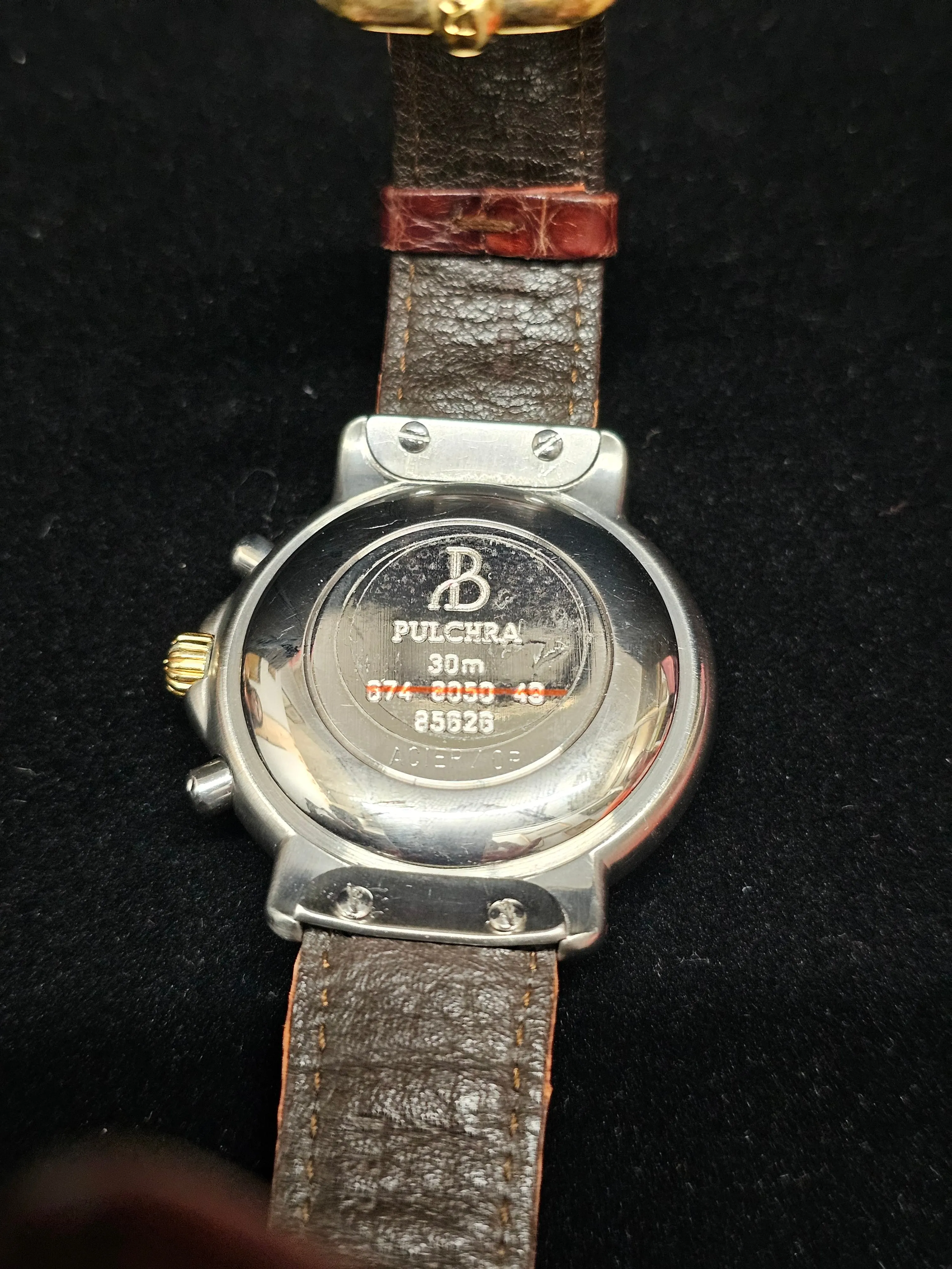 BERTOLUCCI 18k YG SS Automatic Jumbo Sized Day-Date Men's Watch- $15K APR w/ COA