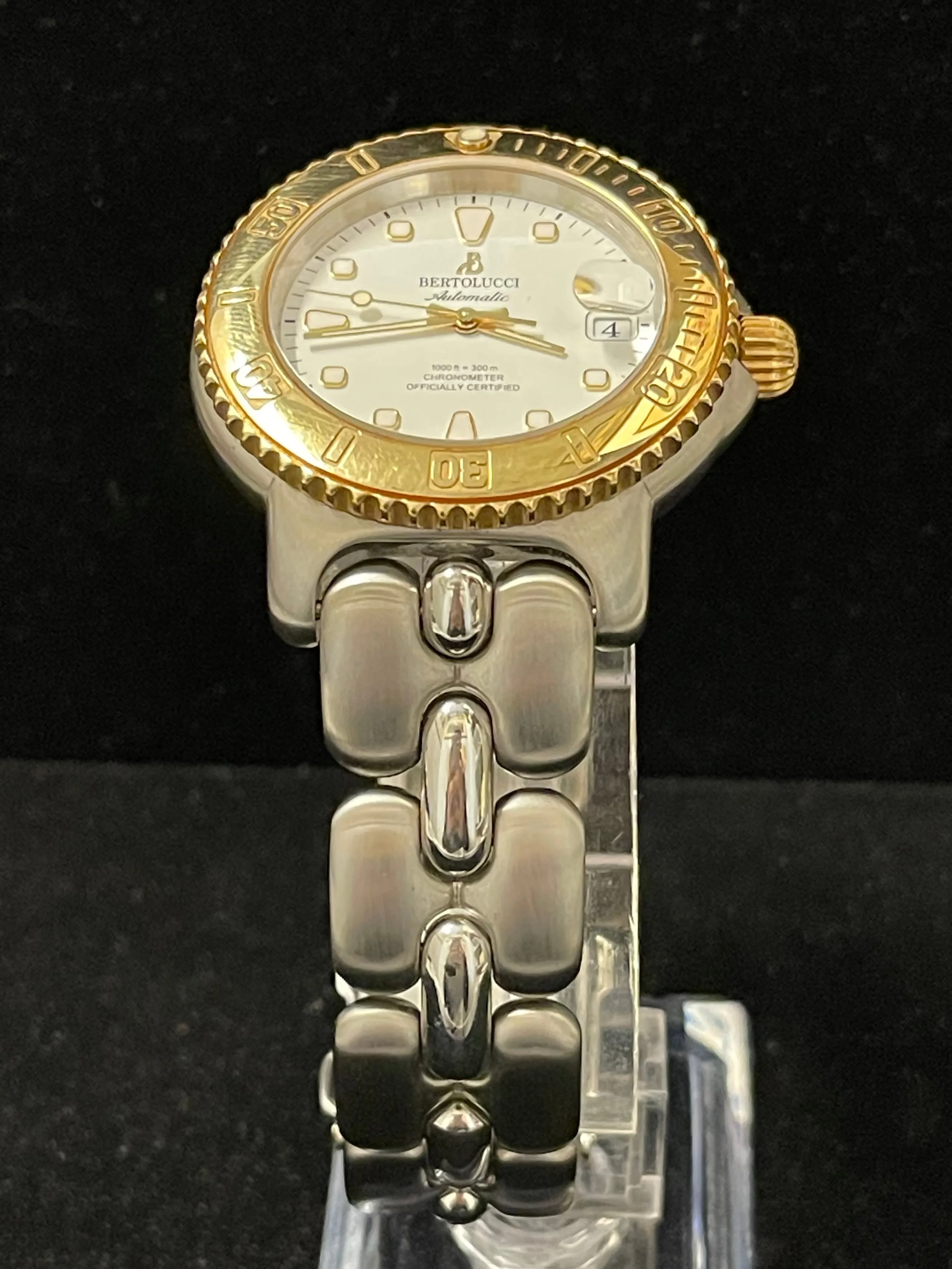 Bertolucci SS & 18K YG Automatic Men's Chronometer Wristwatch - $13K APR w/ COA!