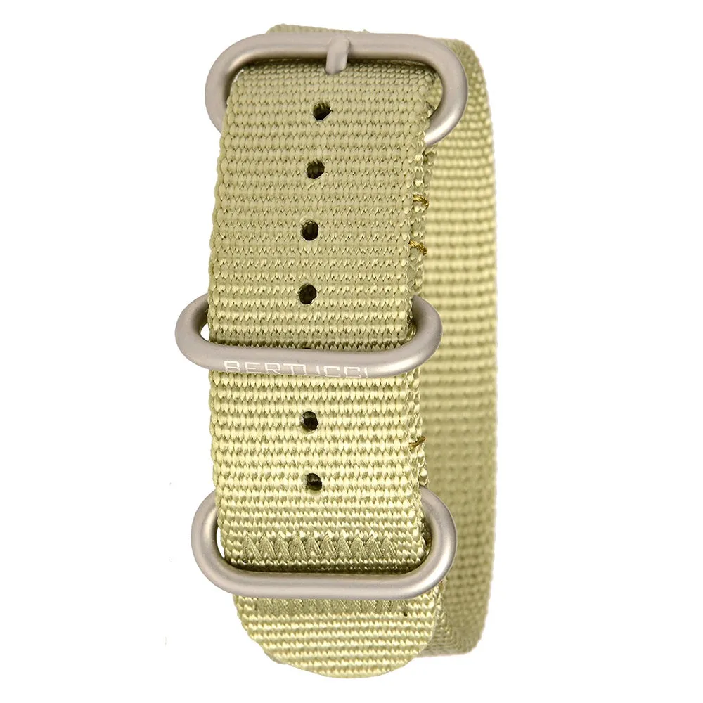 Bertucci DX3 Men's Patrol Green Nylon Mesh Watch Band - B-178