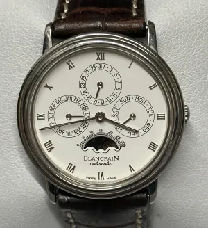 BLANCPAIN Perpetual Calendar SS Automatic Ltd. Ed #121/150  - $40K APR w/ COA!!!