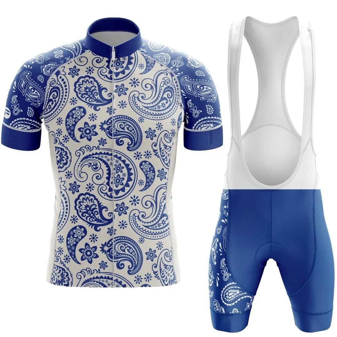 Blue Serenity | Men's Short Sleeve Cycling Set