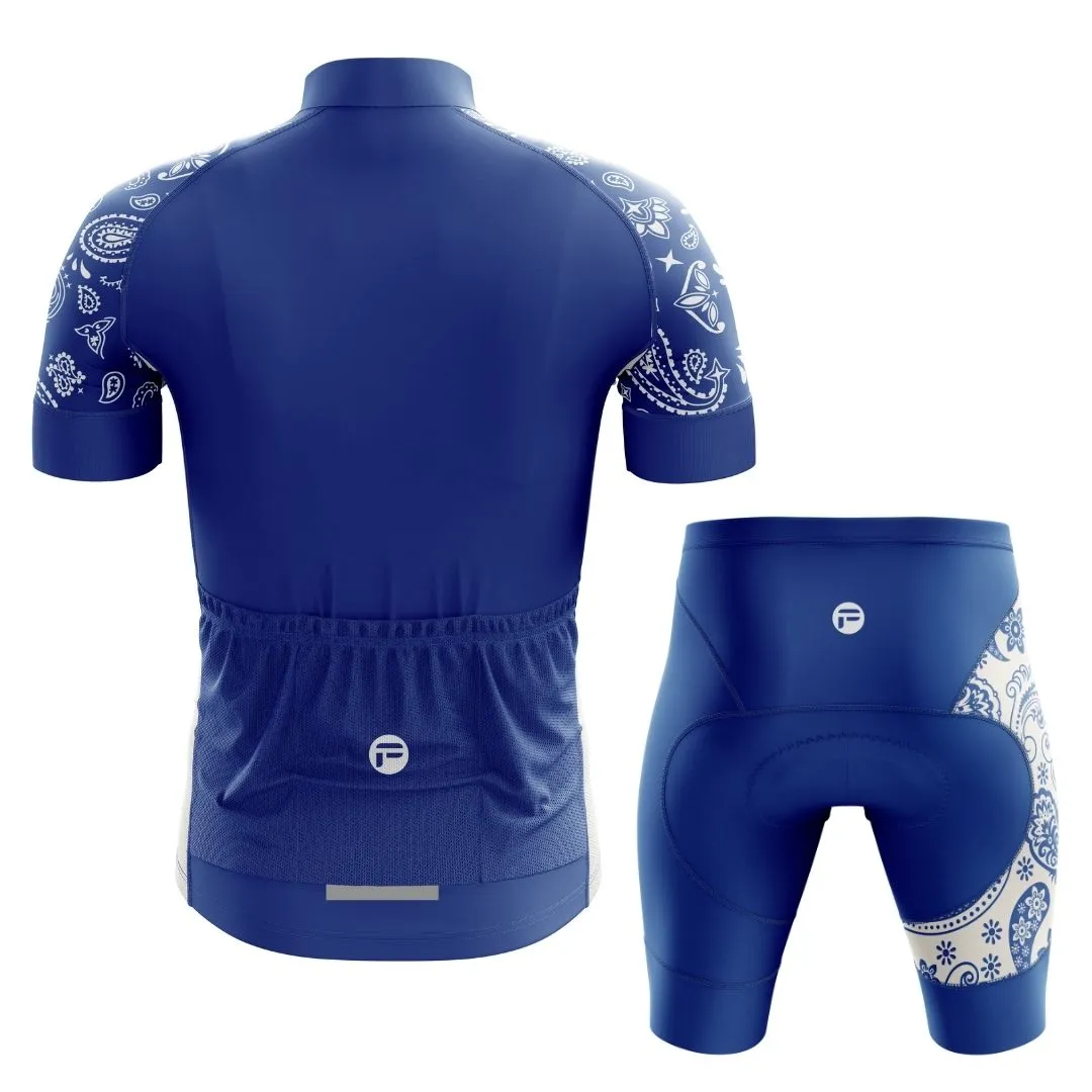 Blue Serenity | Men's Short Sleeve Cycling Set