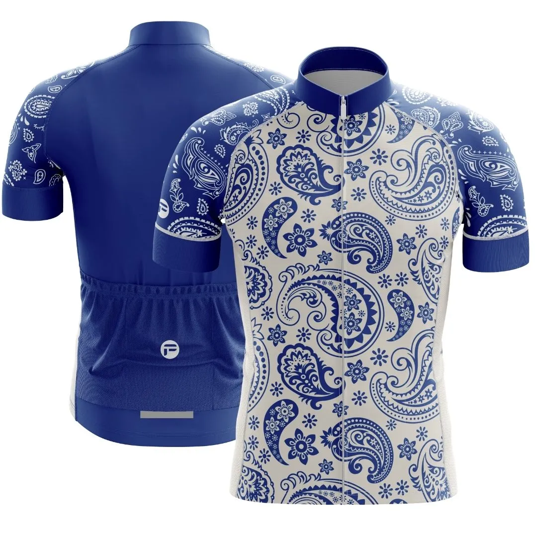 Blue Serenity | Men's Short Sleeve Cycling Set