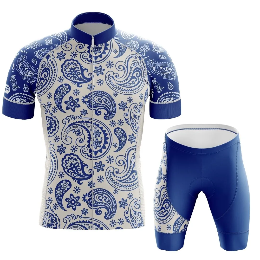 Blue Serenity | Men's Short Sleeve Cycling Set