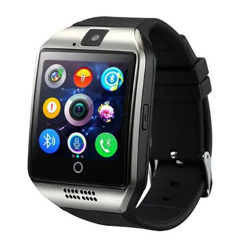 Bluetooth Camera Facebook Whatsapp Twitter Sync SMS Smartwatch Support SIM TF Card IOS Android