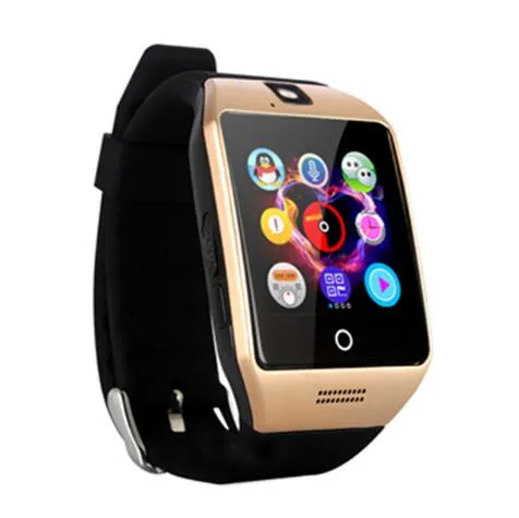 Bluetooth Camera Facebook Whatsapp Twitter Sync SMS Smartwatch Support SIM TF Card IOS Android