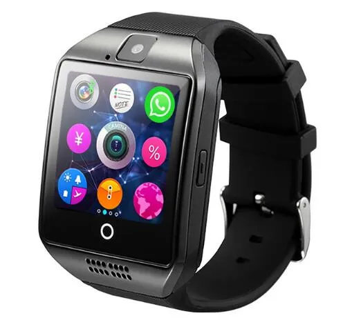 Bluetooth Camera Facebook Whatsapp Twitter Sync SMS Smartwatch Support SIM TF Card IOS Android