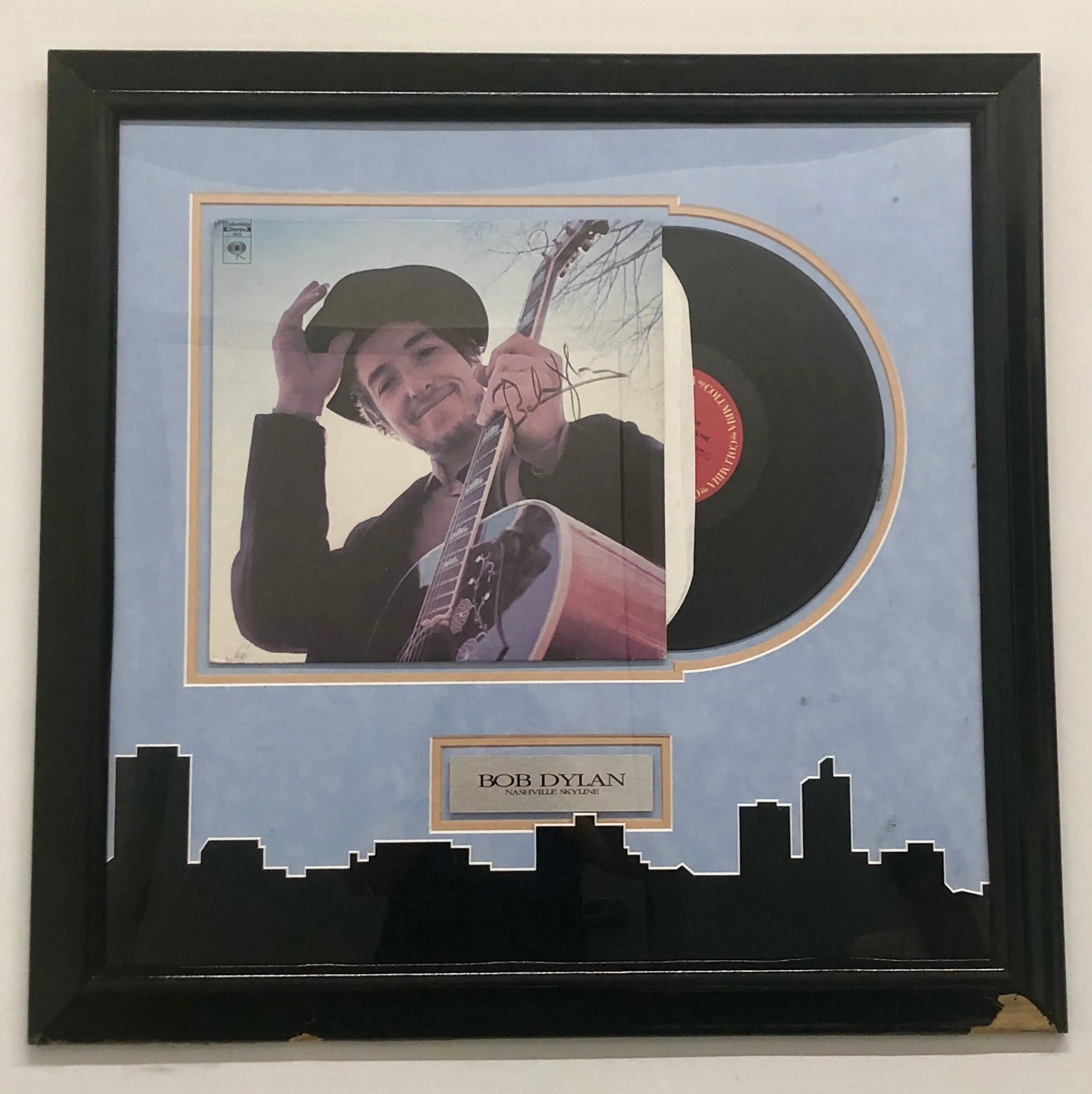 BOB DYLAN Signed Vinyl Record Nashville Skyline Album Signed 1969- $8K APR w/CoA
