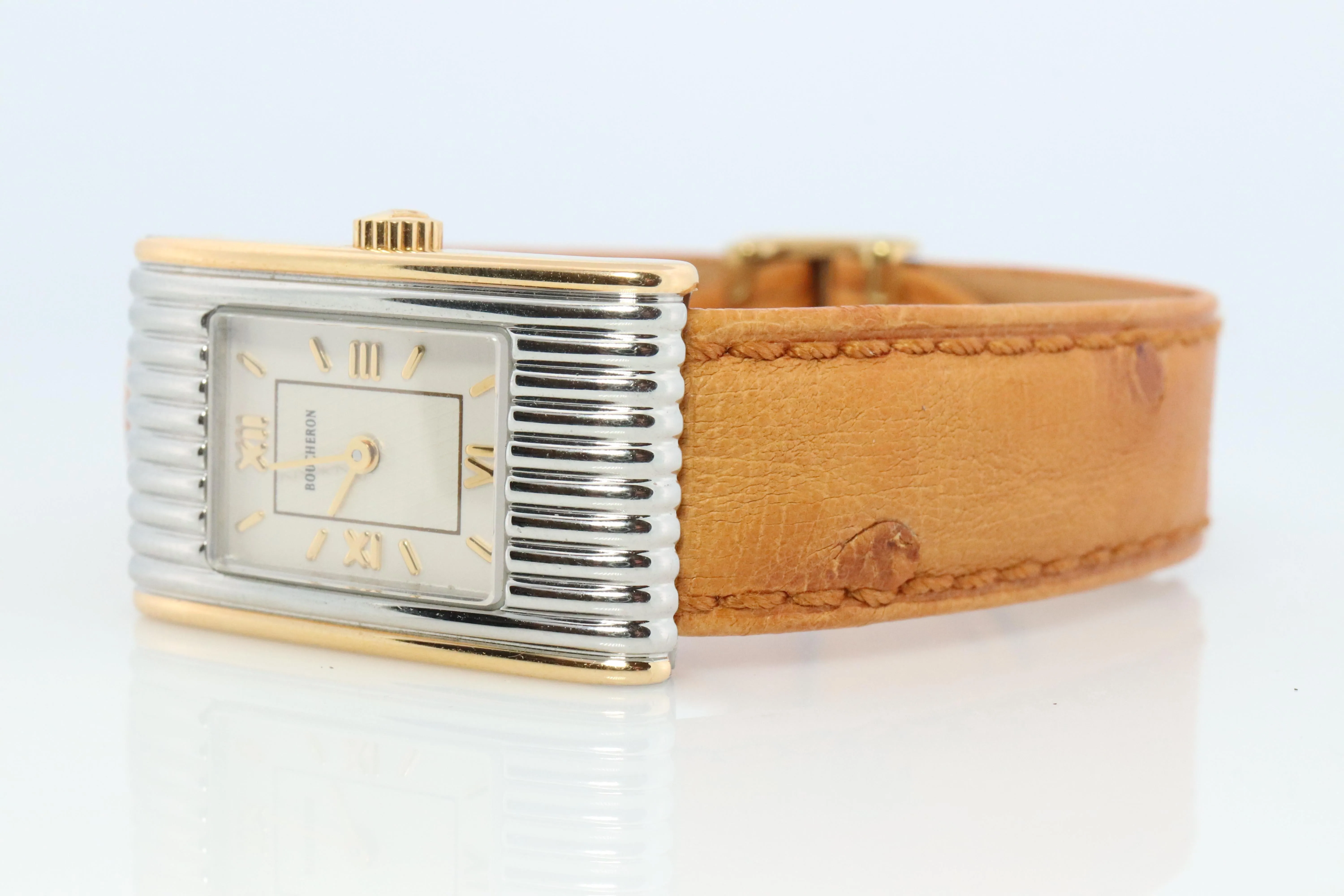 Boucheron Reflet Watch. Vintage Boucheron AL 404799 Stainless Steel