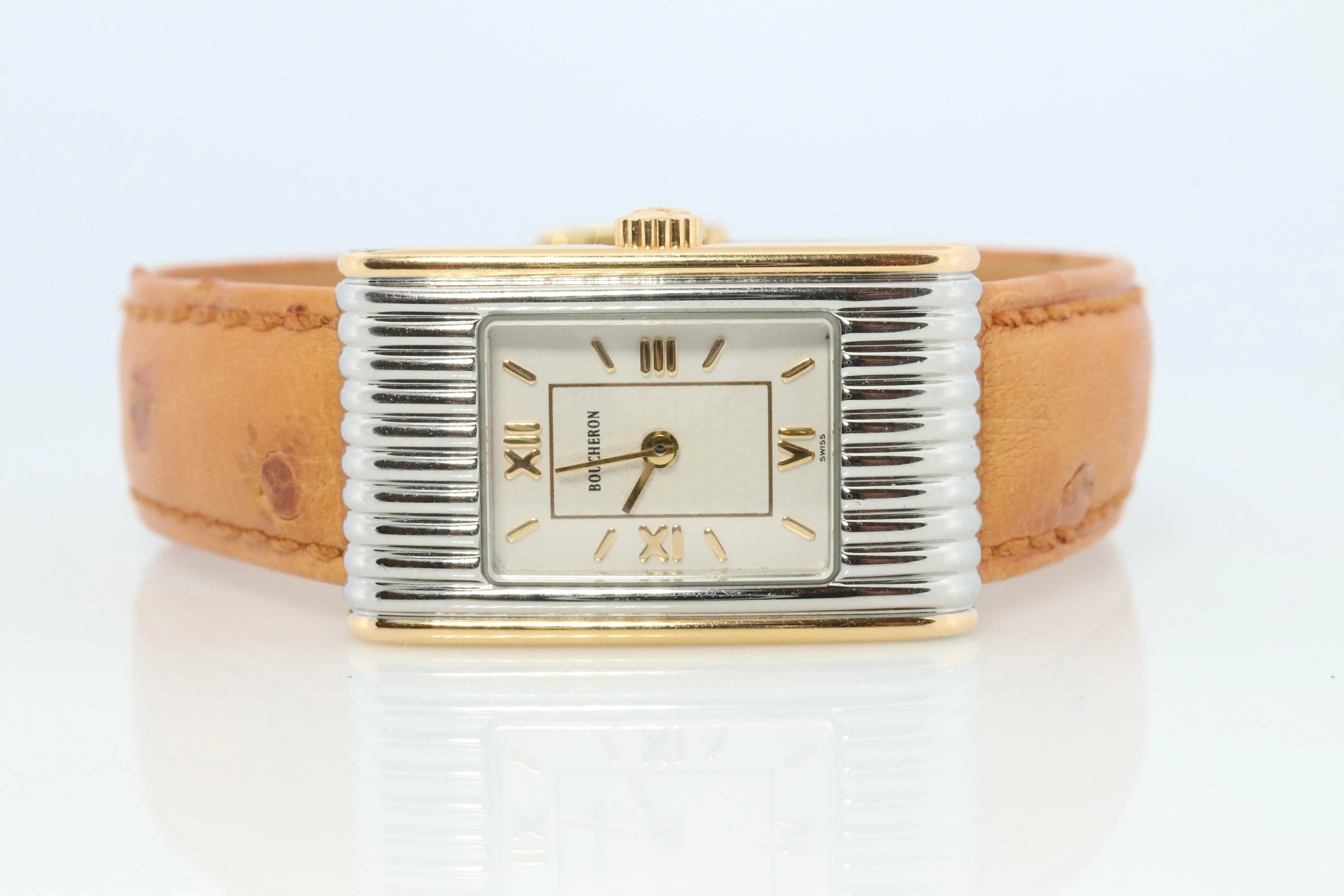 Boucheron Reflet Watch. Vintage Boucheron AL 404799 Stainless Steel