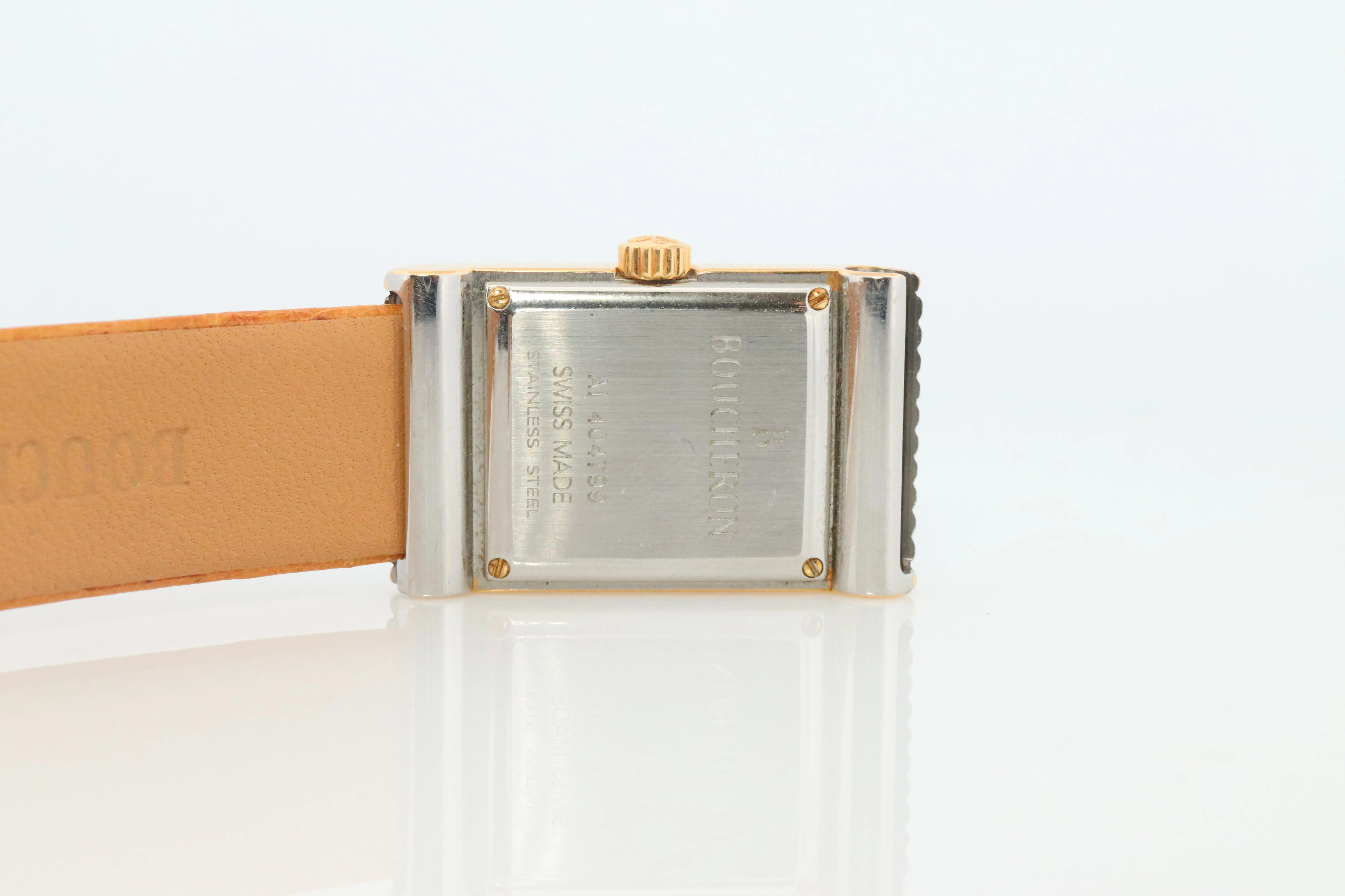 Boucheron Reflet Watch. Vintage Boucheron AL 404799 Stainless Steel