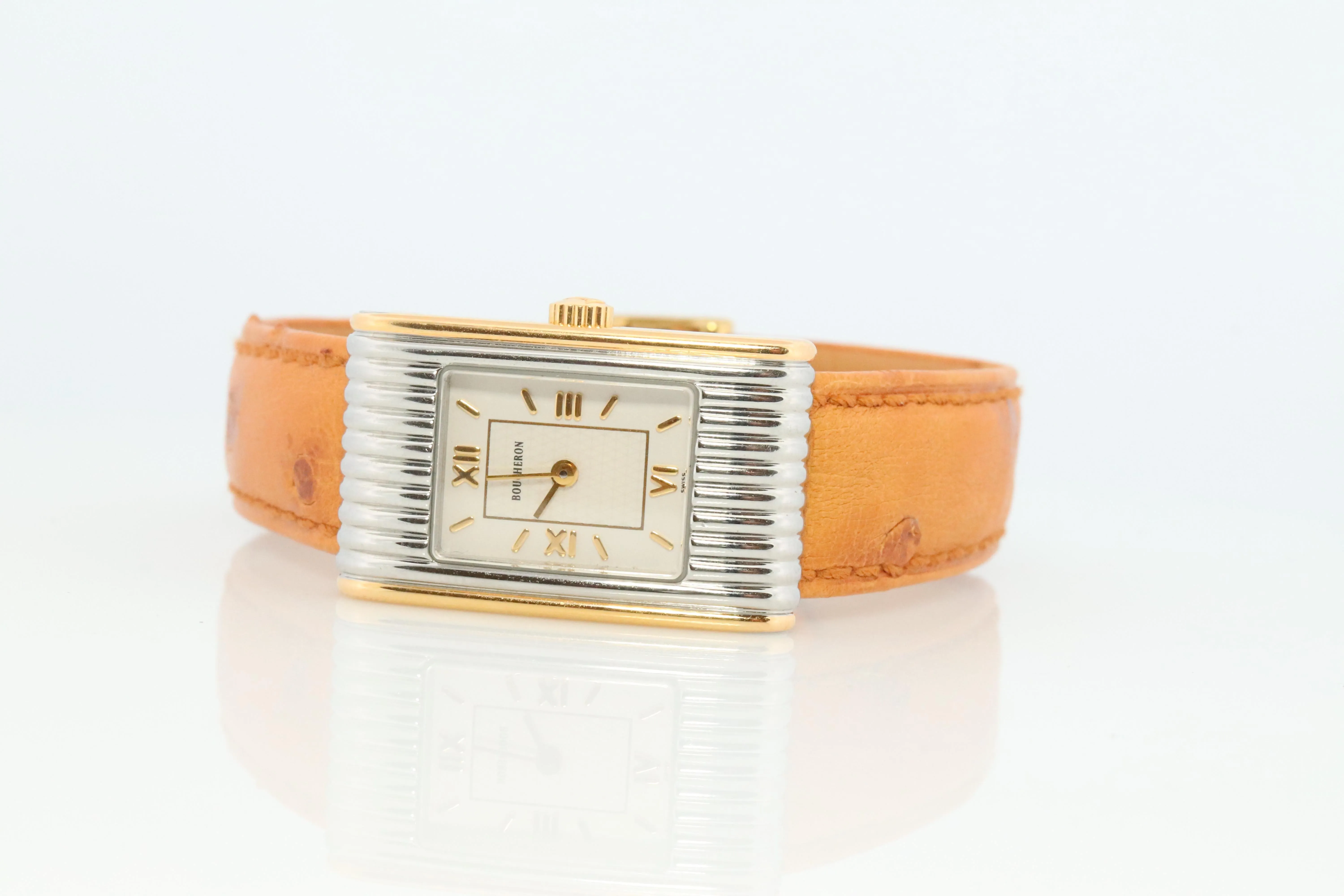Boucheron Reflet Watch. Vintage Boucheron AL 404799 Stainless Steel