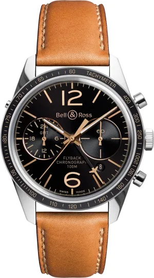 BR Watch Vintage BR 126 SpORSt Heritage GMT & Flyback