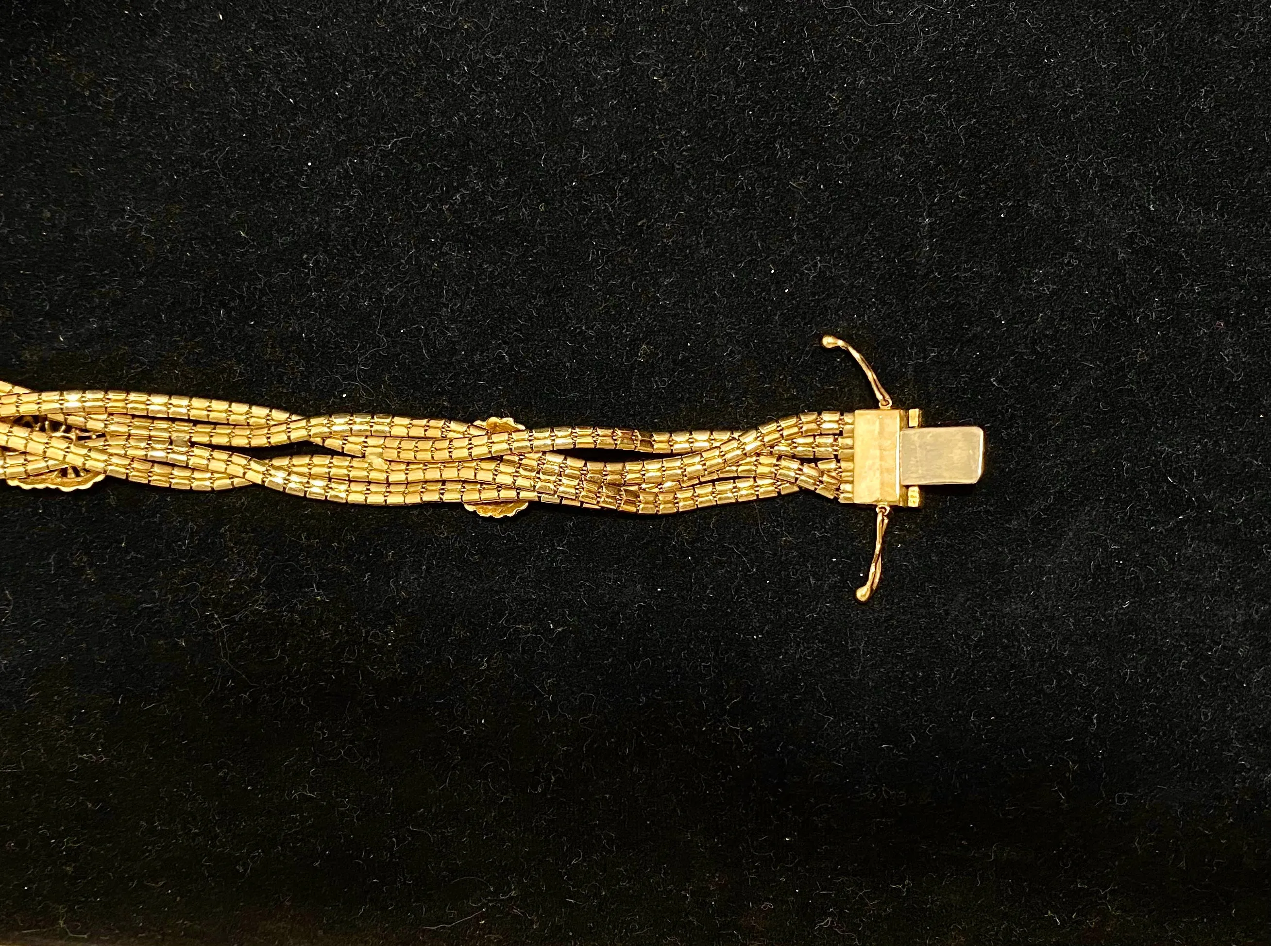 BRACELET 1940’s VCA st Italian Designer’s 18K YG w/6 Sapphire - $20K APR w/ CoA!