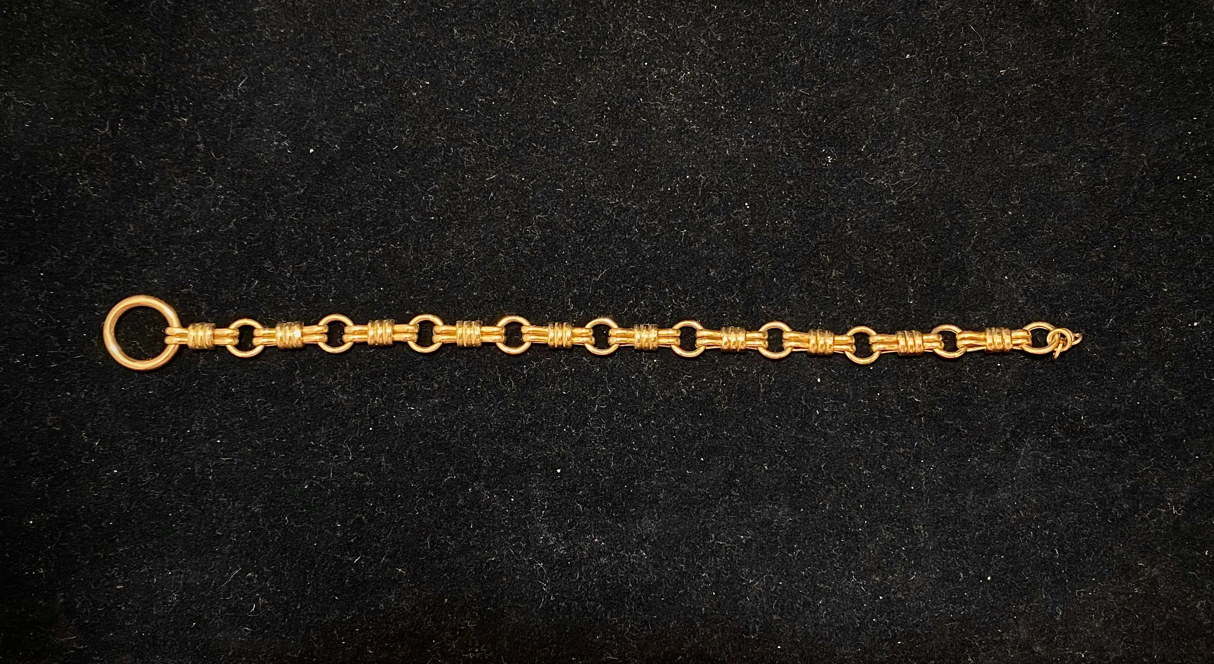 BRACELETS  UNIQUE VINTAGE 1920’S ITALIAN DESIGNER SOLID YELLOW - $3K APR w/ CoA!