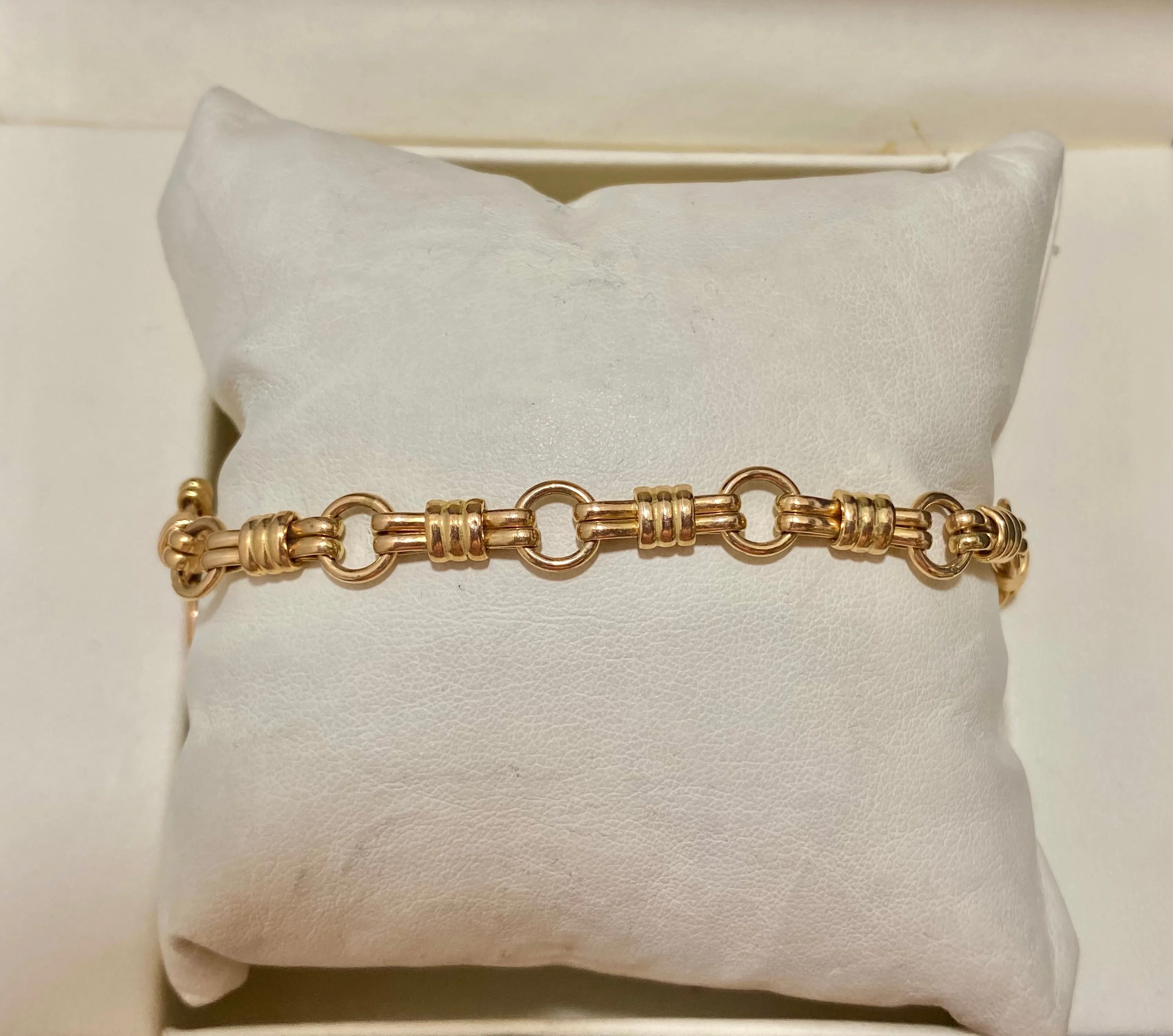 BRACELETS  UNIQUE VINTAGE 1920’S ITALIAN DESIGNER SOLID YELLOW - $3K APR w/ CoA!