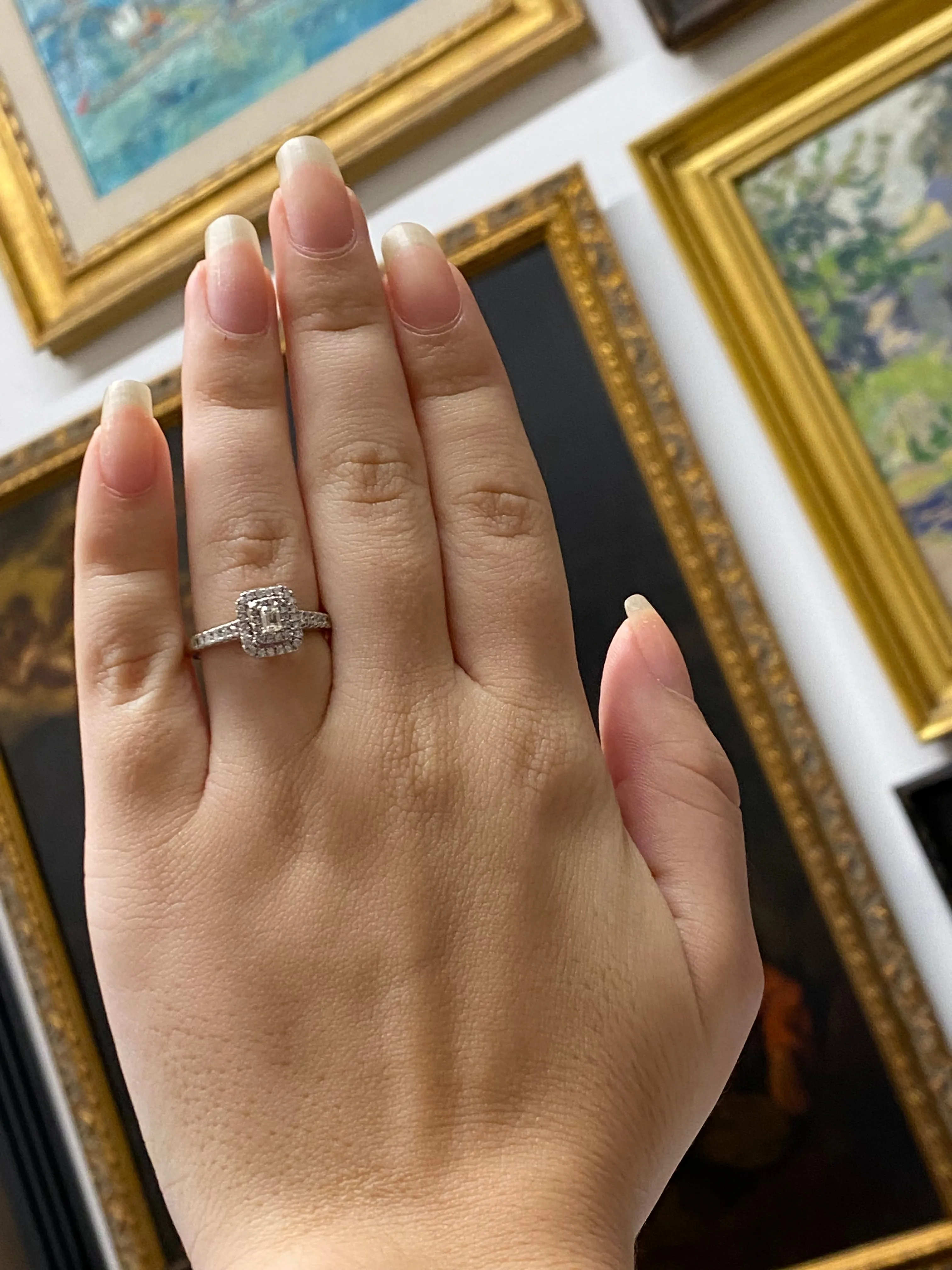 Brand New 1,75 Ct Diamond Solid White Gold Engagemet Ring - $10k APR w/ CoA!!!!!