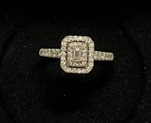 Brand New 1,75 Ct Diamond Solid White Gold Engagemet Ring - $10k APR w/ CoA!!!!!