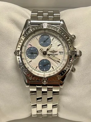 BREITLING Chronograph Stainless Steel Automatic Unisex Watch - $16K APR w/ COA!