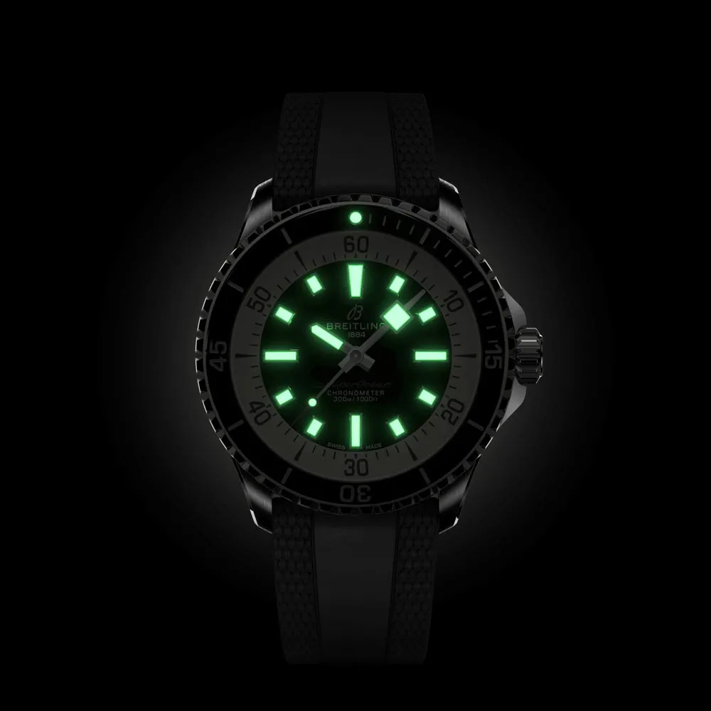 Breitling Superocean 42mm Black Dial Automatic Gents Watch A17375211B1S1
