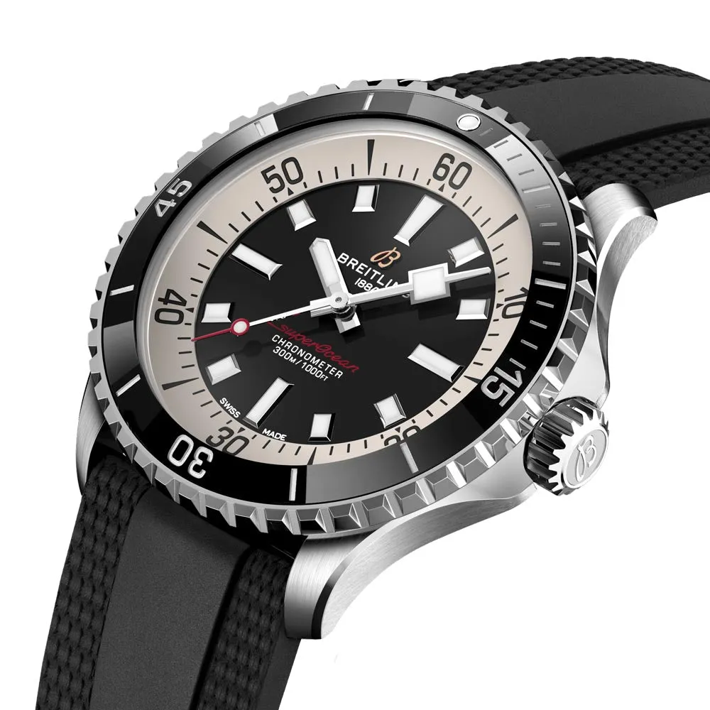 Breitling Superocean 42mm Black Dial Automatic Gents Watch A17375211B1S1