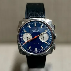 Breitling Top Time SS Cushion Shape TV style Case Men's Watch - $16K APR w/ COA!