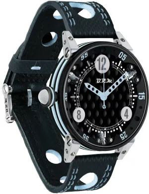 B.R.M Watch Golf Master Mens Light Blue Hands