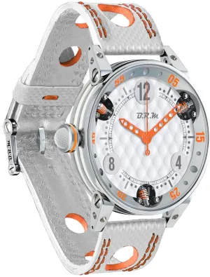 B.R.M Watch Golf Master Mens Orange Hands