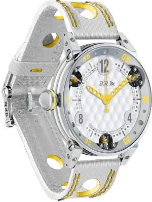 B.R.M Watch Golf Master Mens Yellow Hands