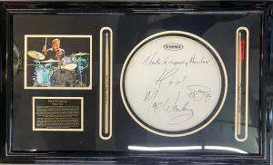 BRUCE SPRINGSTEEN E-STREET DRUMMER MAX WEINBERG SIGNED COLLAGE - $8K APR w CoA!