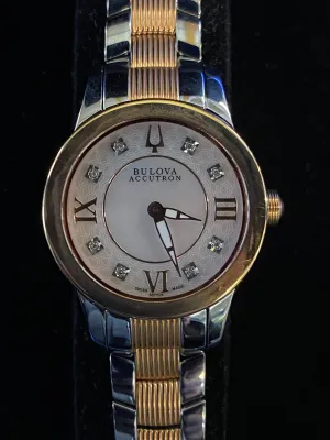 BULOVA Ladies Rose Gold Accutron Watch w/ Diamond Dial! - 1.5K APR w/ CoA!