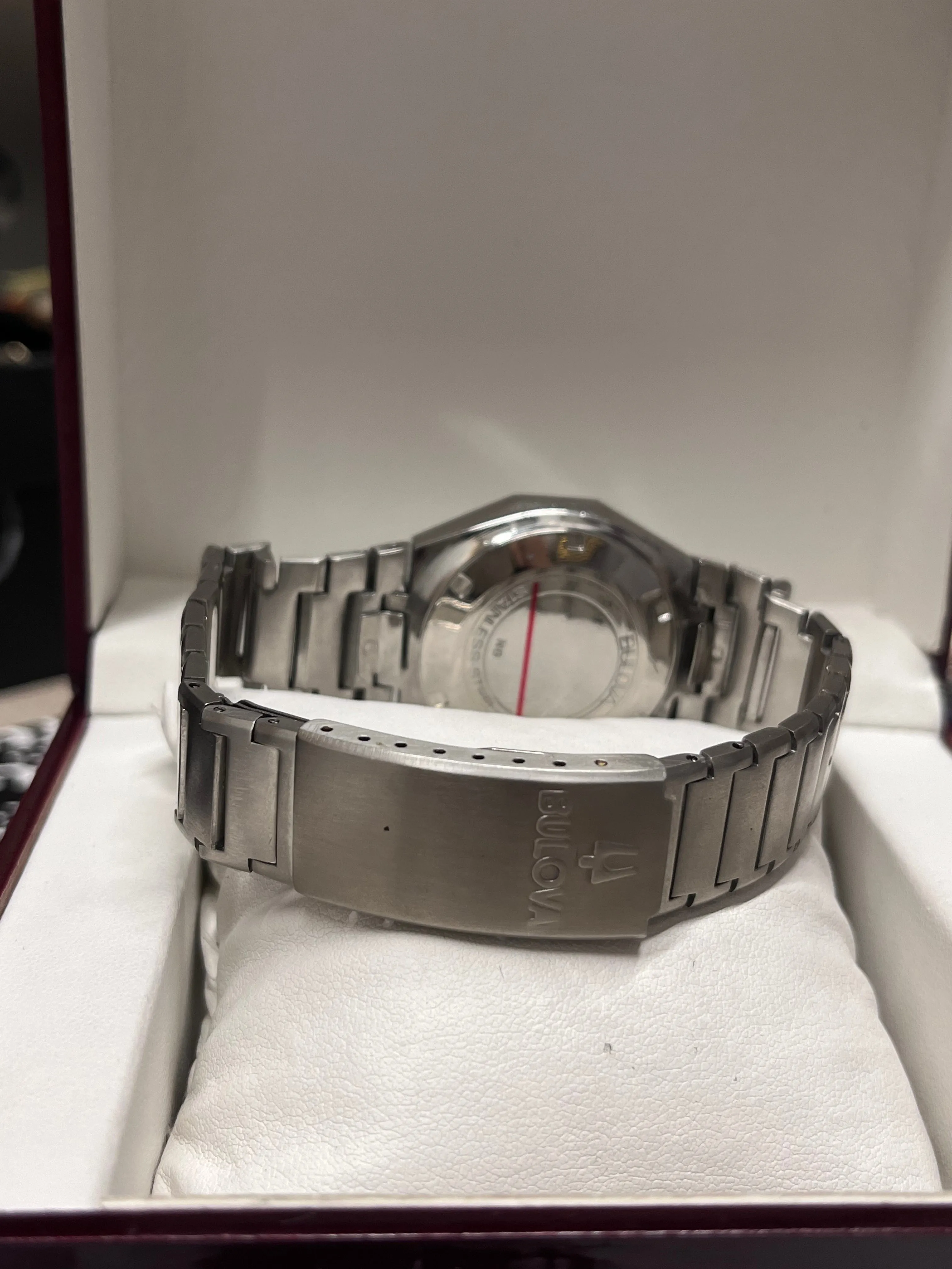 BULOVA Stainless Steel Rare Men's Wristwatch Beautiful Design - $6K APR w/ COA!!