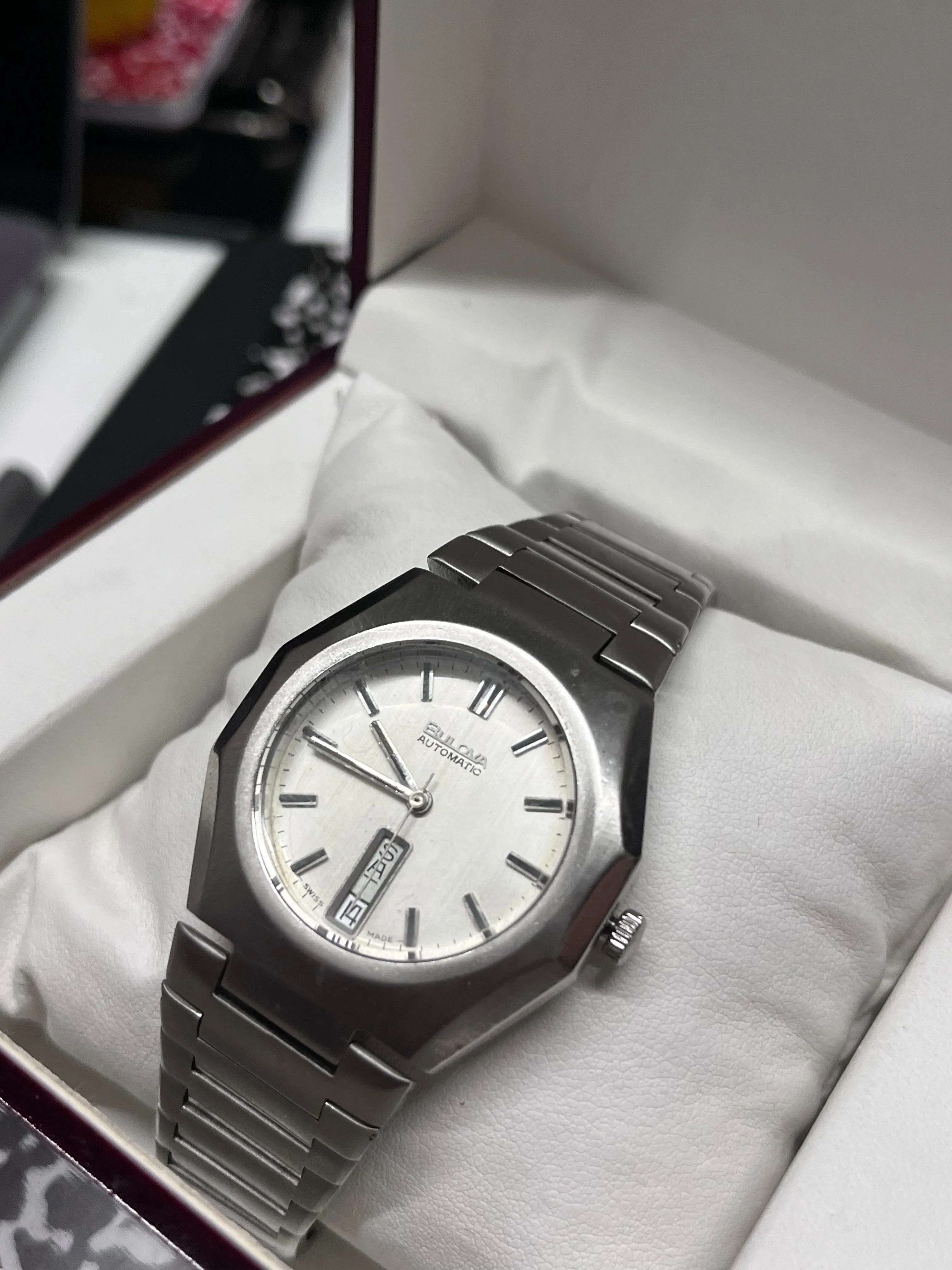 BULOVA Stainless Steel Rare Men's Wristwatch Beautiful Design - $6K APR w/ COA!!