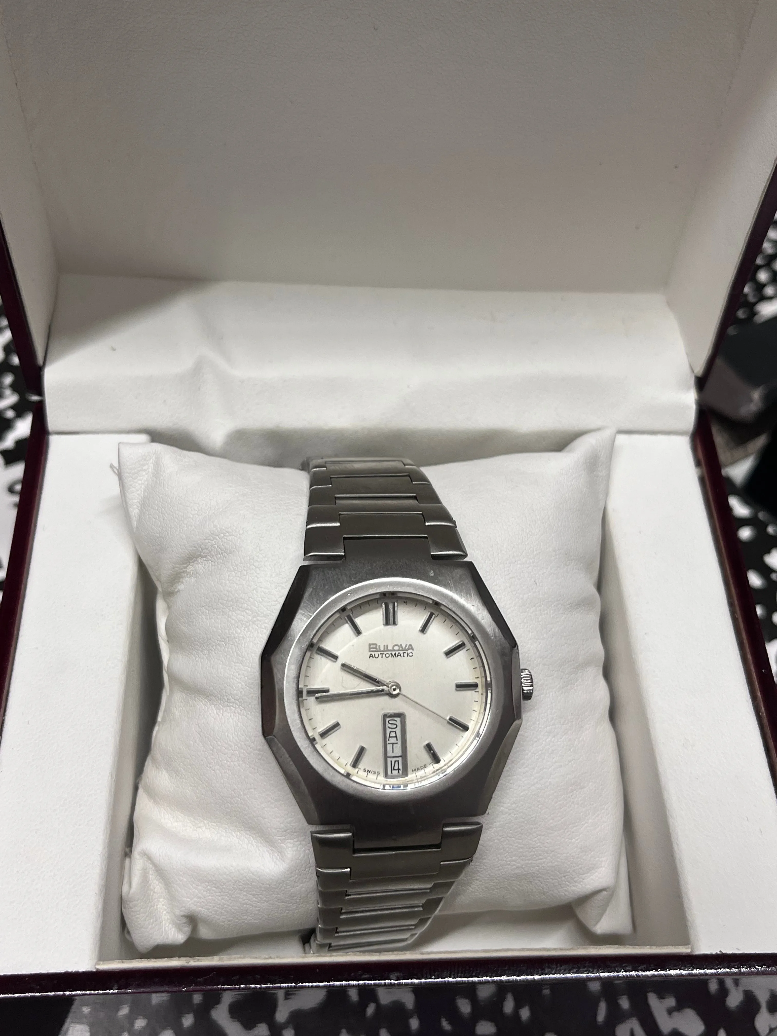 BULOVA Stainless Steel Rare Men's Wristwatch Beautiful Design - $6K APR w/ COA!!