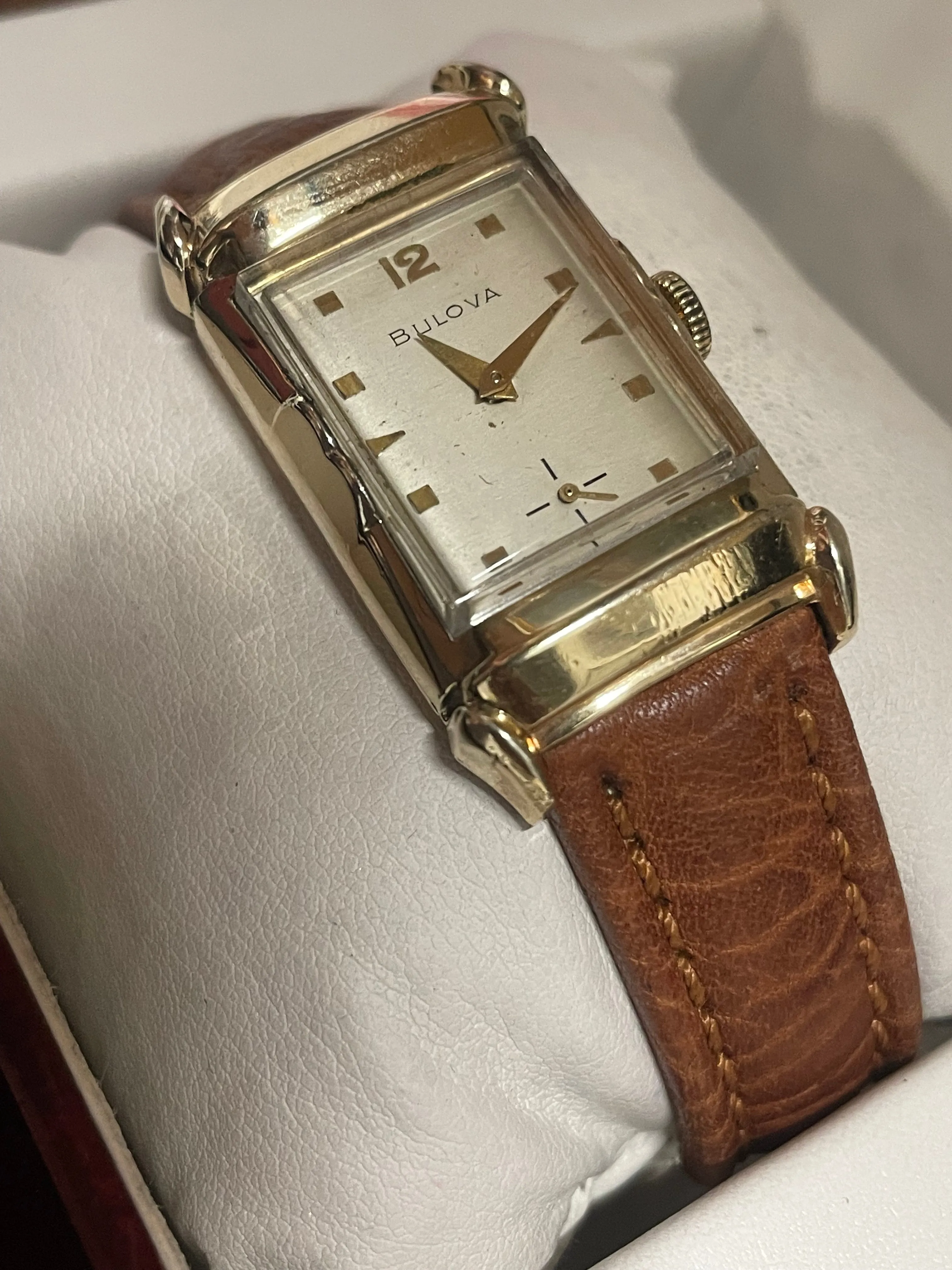 Bulova Vintage 1940s 10K RGP with Hooded Lugs Men's Wristwatch - $8K APR w/ COA!