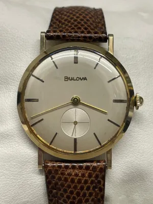 Bulova Vintage 1940s 14K Solid Yellow Gold Men's Watch - $10K APR w/ COA!!!!!!!!