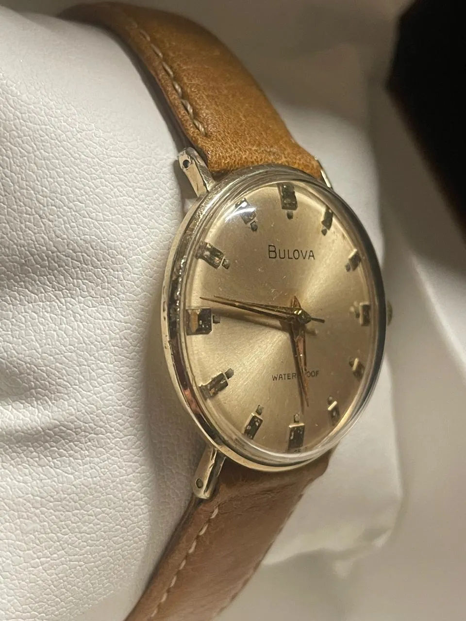 Bulova Vintage 1950s Men’s Watch, 10K RGP, Gold Dial, Strap - $6K APR w/ COA!!!!