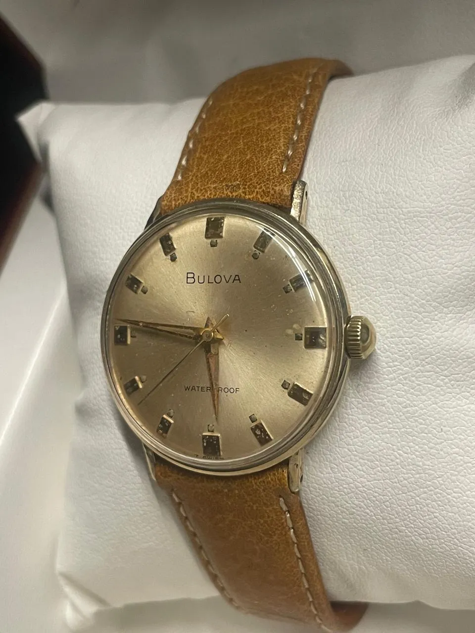 Bulova Vintage 1950s Men’s Watch, 10K RGP, Gold Dial, Strap - $6K APR w/ COA!!!!