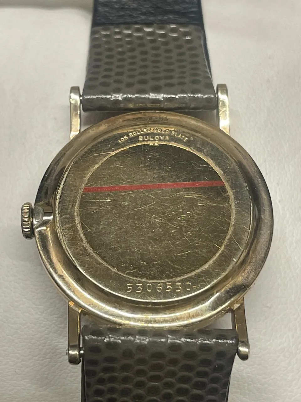 Bulova Vintage 1950s Watch - Unique Design, Gold & Black Dial- $10K APR w/ COA!!