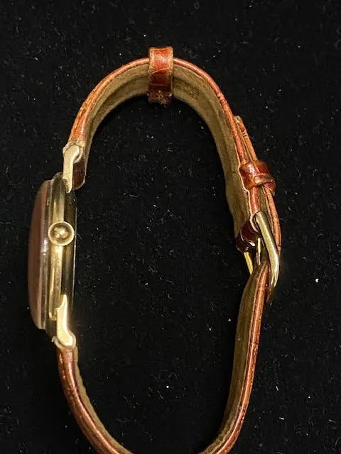 BULOVA Vintage Circa 1950s Classic Round 10K Yellow Gold Watch -$4K APR w/ CoA!