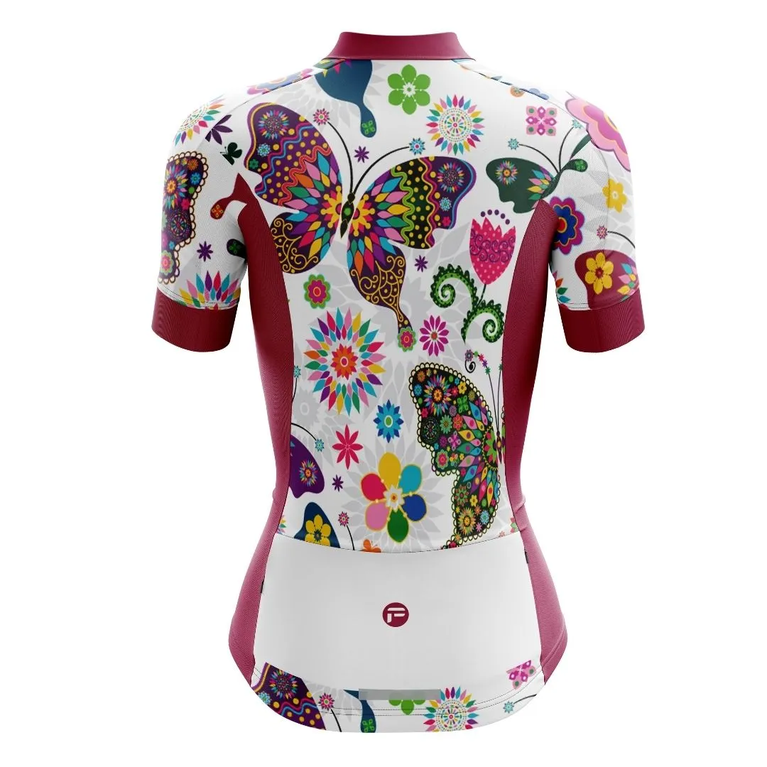 Butterfly Flutter | Women's Short Sleeve Cycling Set