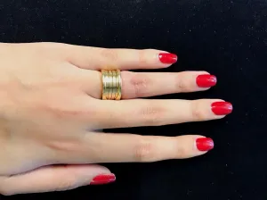 Bvlgari B. Zero 1 18K Yellow Gold Ring - 4 Bands $2.5K VALUE! - Like New w/ CAO