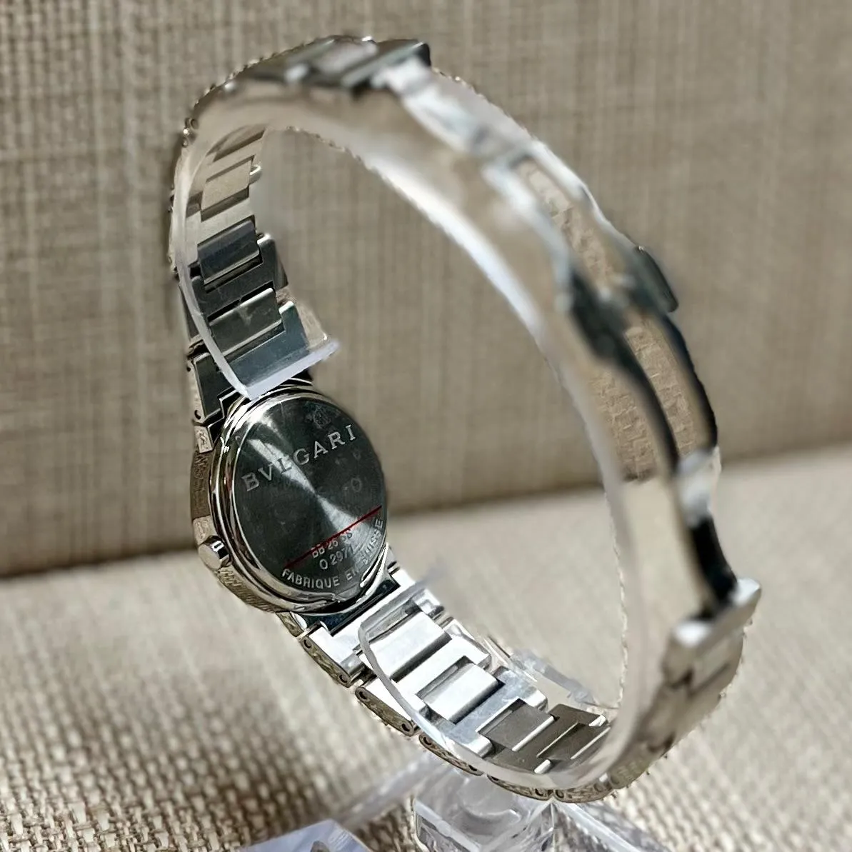 BVLGARI Diagono Women's SS w/ Black Dial & Date Feature Watch - $8K APR w/ COA!!