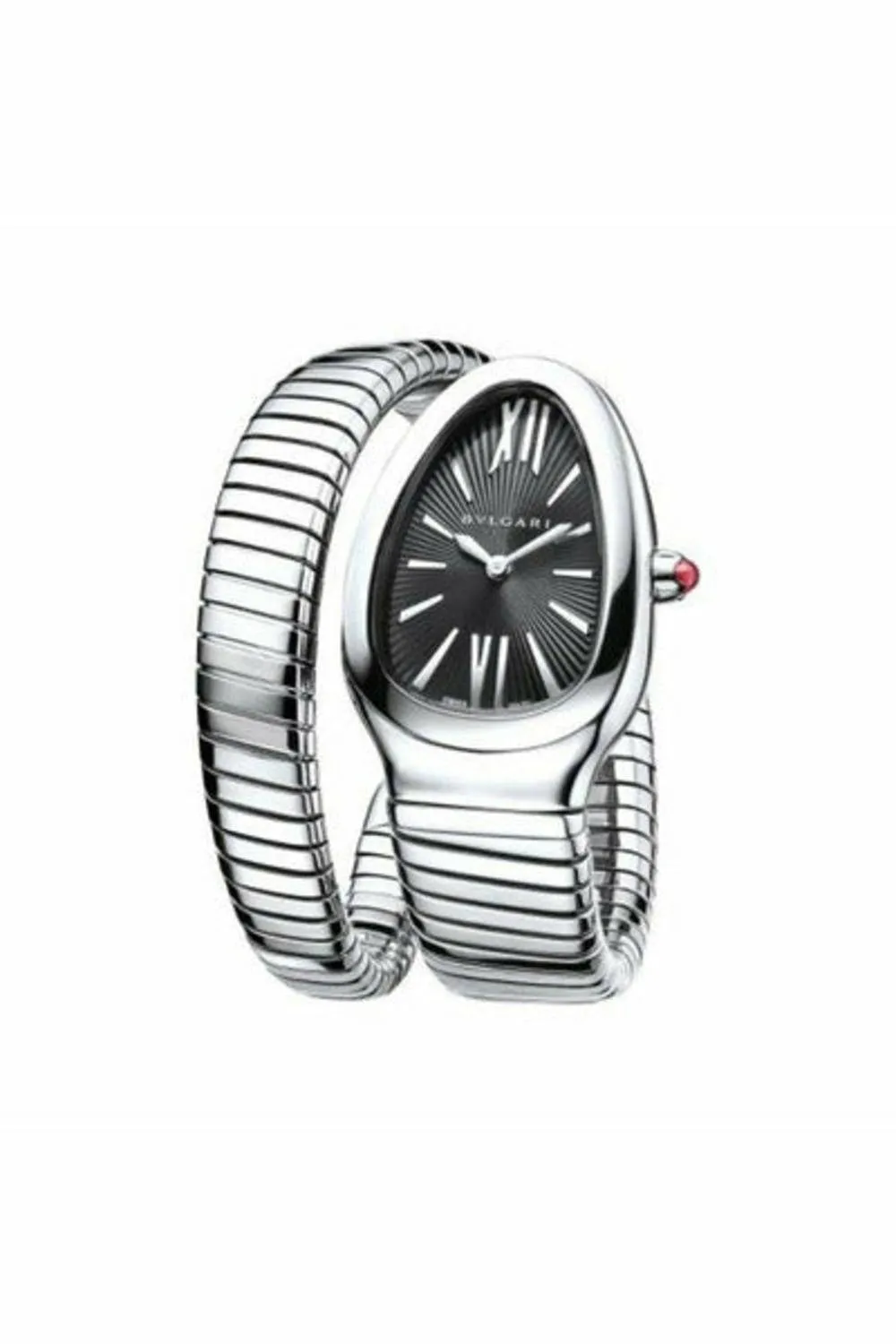 bvlgari serpenti tubogas stainless steel 35mm ladies watch ref. 102824