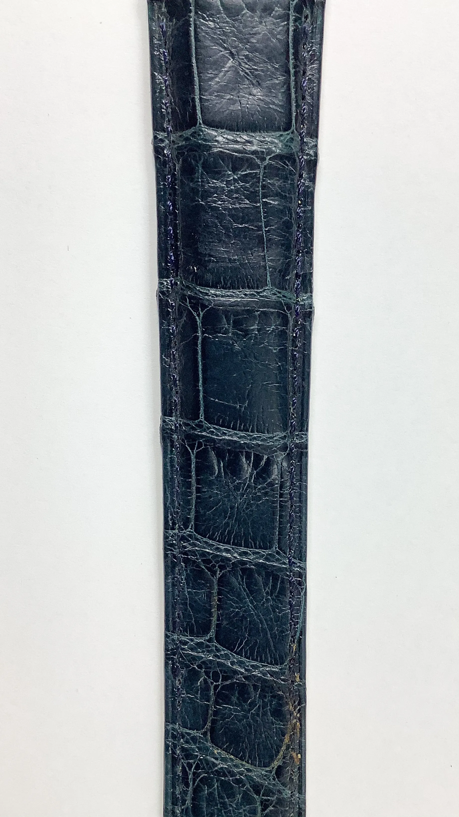 CARTIER Dark Blue Crocodile Watch Strap for Deployment - $700 APR VALUE w/ CoA! ✓